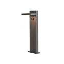 Borne d'éclairage solaire ABRIDOR POLE 60 HYBRID rotatif, avec capteur, CCT Switch IP65, anthrazit, mat 
