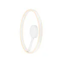 wall and ceiling luminaire ONE PHASE Ø60CM up / down, CCT Switch, ring shape IP20, white matt dimmable