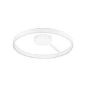 wall and ceiling luminaire ONE PHASE Ø60CM up / down, CCT Switch, ring shape IP20, white matt dimmable