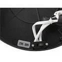 SLV wall and ceiling luminaire ONE DALI Ø60CM up / down, DALI controllable, CCT Switch, ring shape IP20, black dimmable