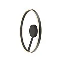 SLV wall and ceiling luminaire ONE DALI Ø60CM up / down, DALI controllable, CCT Switch, ring shape IP20, black dimmable