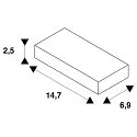 SLV Télécommande HIGHBAY C - SENSOR (HF/PIR) avec sortie de signal de commande radio (RF), blanche