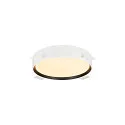SLV Applique et plafonnier DECONA PHASE rond, CCT Switch IP44, noir gradable