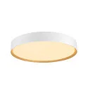 Applique et plafonnier DECONA PHASE rond, CCT Switch IP44, or, blanche gradable