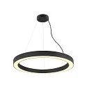 Luminaire à suspension MEDO® RING 90 PHASE pour VDU, CCT Switch IP20, noir gradable