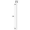 SLV Tube LED T5 LED TUBE C T5 M 1500 lot de 10 opale G5 34W 4600lm 3000K 180° CRI 80-89