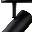 SLV Applique et plafonnier NOBLO® TRIPLE PHASE DTW 3 flammes, rond, Dim-To-Warm IP20, noir gradable