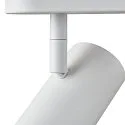 SLV Applique et plafonnier NOBLO® DOUBLE PHASE à 2 flammes, rond IP20, blanche gradable
