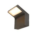 Luminaire mural d'extérieur ORDI II angulaire IP65, noir, laqué gradable