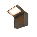 SLV Luminaire mural d'extérieur ORDI II angulaire IP65, noir, laqué gradable