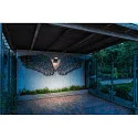 SLV Luminaire mural d'extérieur ORDI II angulaire IP65, noir, laqué gradable