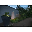 SLV Luminaire mural d'extérieur ORDI II angulaire, avec capteur IP54, noir, laqué 