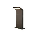 Lampadaire d’extérieur ORDI II POLE 45 angulaire IP65, noir gradable