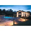 SLV outdoor floor lamp ORDI II POLE 70 square IP65, black dimmable