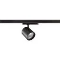 SLV 3-phase luminaire TRACKSPOT C 17 50° adjustable, switchable IP20, black, lacquered 