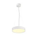 ceiling luminaire DECONA 30 CL round, suitable for VDU workstation IP44, white, lacquered dimmable