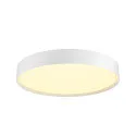 Luminaire de plafond DECONA 42 CL rond, adapté aux postes de travail avec écran IP44, blanche, laqué gradable