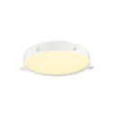 SLV Luminaire de plafond DECONA 42 CL rond, adapté aux postes de travail avec écran IP44, blanche, laqué gradable