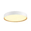 Luminaire de plafond DECONA 42 CL rond, adapté aux postes de travail avec écran IP44, or, blanche, laqué gradable