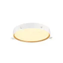 SLV Luminaire de plafond DECONA 42 CL rond, adapté aux postes de travail avec écran IP44, or, blanche, laqué gradable