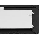 SLV Luminaire de plafond DECONA 42 CL rond, adapté aux postes de travail avec écran IP44, or, noir, laqué gradable