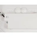 SLV Luminaire de plafond DECONA 30 CL rond, avec capteur, adapté aux postes de travail avec écran IP44, blanche, laqué 