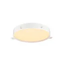 SLV Luminaire de plafond DECONA 42 CL rond, avec capteur, adapté aux postes de travail avec écran IP44, blanche, laqué 