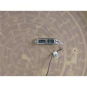 SLV Luminaire de plafond DECONA 42 CL rond, avec capteur, adapté aux postes de travail avec écran IP44, blanche, laqué 