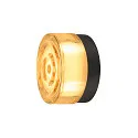 Applique et plafonnier CYFT WAVE IP65, ambre, noir, laqué gradable