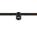 SLV Projecteur sur rail FIXT-IT! rond, version pour montage encastré, adapté aux postes de travail avec écran IP20, noir