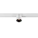 SLV Projecteur sur rail FIXT-IT! rond, version pour montage en surface, adapté aux postes de travail avec écran IP20, noir
