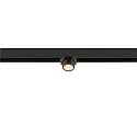 SLV Projecteur sur rail FIXT-IT! rond, version pour montage en surface, adapté aux postes de travail avec écran IP20, noir