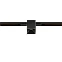 SLV Projecteur sur rail FIXT-IT! rond, version pour montage encastré, adapté aux postes de travail avec écran IP20, noir