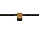 SLV Projecteur sur rail FIXT-IT! rond, version pour montage encastré, adapté aux postes de travail avec écran IP20, or, noir
