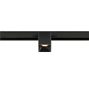Projecteur sur rail FIXT-IT! rond, version pour montage en surface, adapté aux postes de travail avec écran IP20, noir