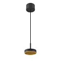 Luminaire à suspension GRIP! FLAT IP20, or, noir gradable