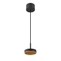 SLV Luminaire à suspension GRIP! FLAT IP20, or, noir gradable