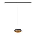 SLV Luminaire à suspension GRIP! FLAT IP20, or, noir gradable