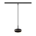 SLV Luminaire à suspension GRIP! FLAT IP20, or, noir gradable