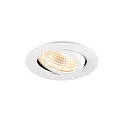 Plafonnier encastré NEW TRIA® 68 AIRTIGHT adapté aux postes de travail avec écran IP23, blanche, laqué gradable