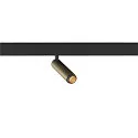 Projecteur sur rail GRIP! S adapté aux postes de travail avec écran IP20, bronze, noir, laqué gradable