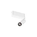 SLV Luminaire de plafond GRIP!S SINGLE adapté aux postes de travail avec écran IP20, noir, blanche, laqué gradable
