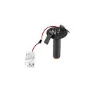 SLV Plafonnier encastré GRIP!S cylindrique, adapté aux postes de travail avec écran IP20, or, noir, laqué gradable