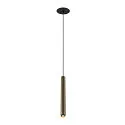SLV Luminaire à suspension GRIP!S adapté aux postes de travail avec écran IP20, bronze, noir gradable