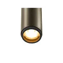 SLV pendant luminaire GRIP!S suitable for VDU workstation IP20, bronze, black dimmable