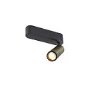 SLV Luminaire de plafond GRIP!M SINGLE IP20, bronze, noir, laqué gradable