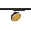 1-Projecteur monophasé GRIP! FLAT CCT Switch, pivotant à la cardan IP20, or, noir gradable