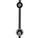SLV Lampe de table SUN TL rond G9 IP20, noir gradable