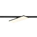 SLV Projecteur triphasé SIGHT PANEL MULTI angulaire, rotatif, commutable IP20, noir 