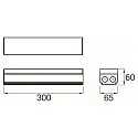 SLV Système d'éclairage en continu feed-in EASYLIGHT FEED IN BOX (FIB) 300 5 25 WH 5 pôles, commutable, blanche, blanc trafic